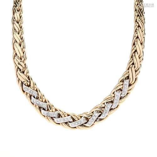 Gold and Diamond Necklace, Zelman & Friedman