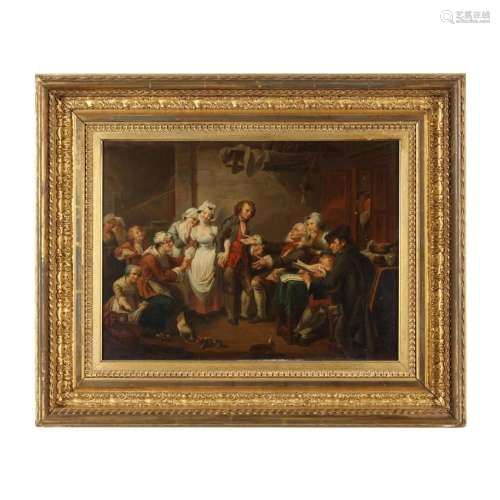 after Jean-Baptiste Greuze (French, 1725-1805), The Marriage...