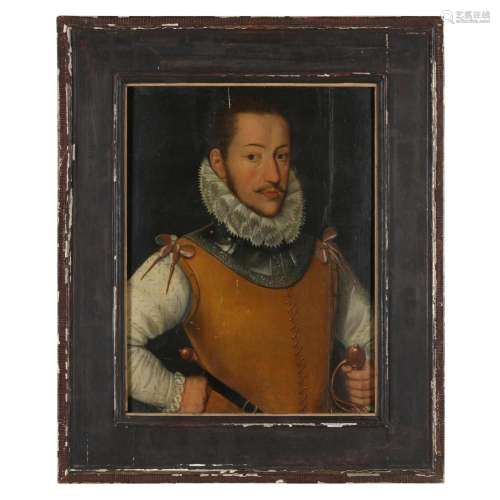 Flemish School (late 16th century), Portrait of a Nobleman