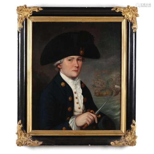 Late 18th Century Portrait of a Young British Naval Officer