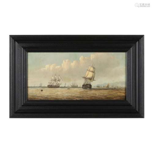 Attributed Thomas Luny (English, 1759-1837), Maritime Scene ...