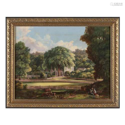 John Denison Crocker (American, 1822-1907), Idyllic Estate L...