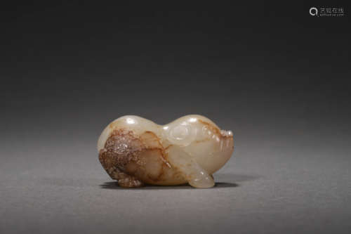 White Jade Recumbent Hog