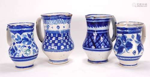 4 ceramic jugs