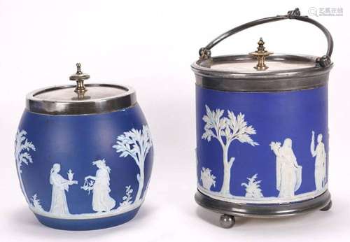 Two Wedgwood Lidded Vessels