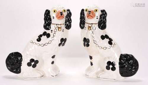 Pair of Staffordshire Spaniel