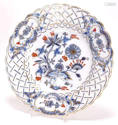 Meissen Basket Plate