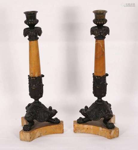 Two candlesticks