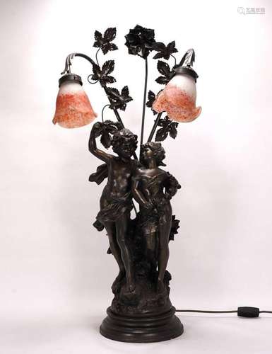 Figural lamp