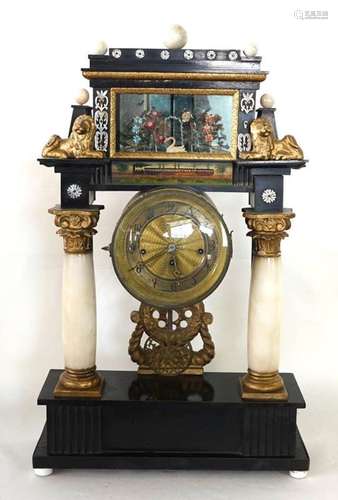 Biedermeier Portal Clock