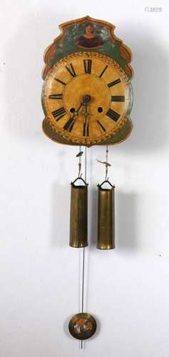 Black Forest lacquer shield clock