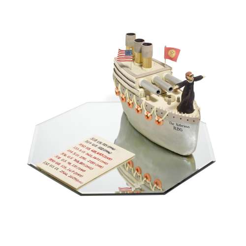 A RUTH BADER GINSBURG CAKE TOPPER BY SYLVIA WEINSTOCK. Figur...