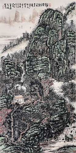 黄秋园 山水 立轴 纸本
