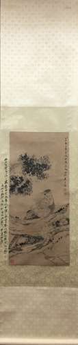 高翔 花鸟 立轴 绢本