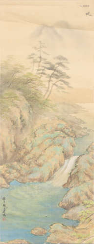 颜文梁 1893-1988 春溪图