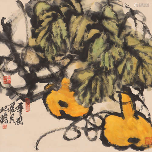朱屺瞻 1892-1996 葫芦