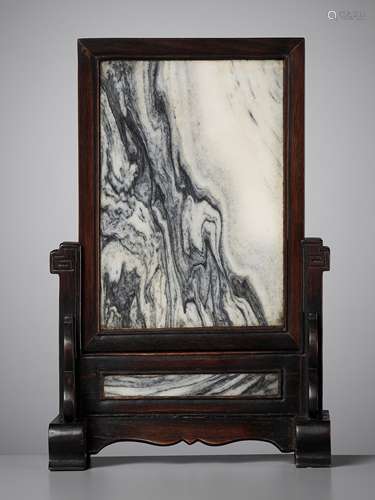 A 'DREAM STONE' DALI MARBLE TABLE SCREEN, 18TH - 19TH CENTUR...