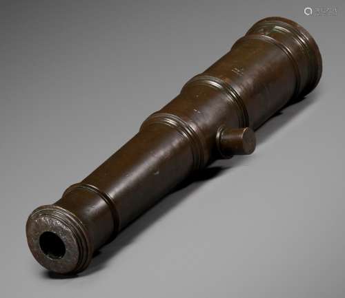 A BRONZE CANNON, QING DYNASTY, DAOGUANG PERIOD