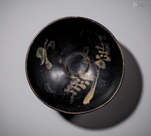 A JIZHOU PAINTED BLACK-GLAZED BOWL, SOUTHERN SONG TO YUAN DY...