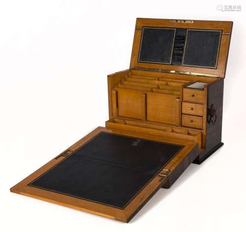 An antique English desk compendium, beautifully crafted in c...