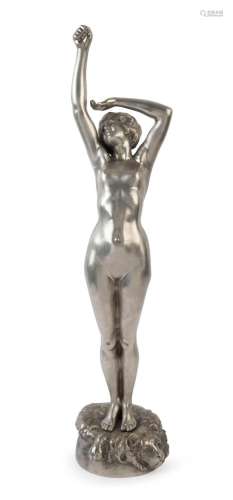 CALENDI ARMANDO "SALAMMBO" Art Deco standing nude ...