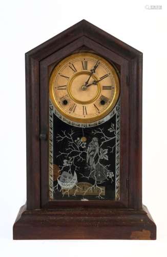 ANSONIA "SPARTAN" American mantel clock in walnut ...