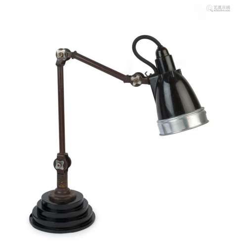 A vintage industrial desk lamp by W.R. TERRY of Melbourne, m...