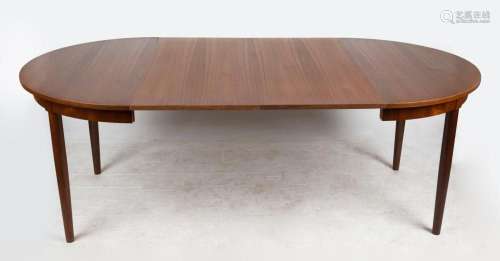 A vintage Danish teak two leaf extension dining table, 72cm ...