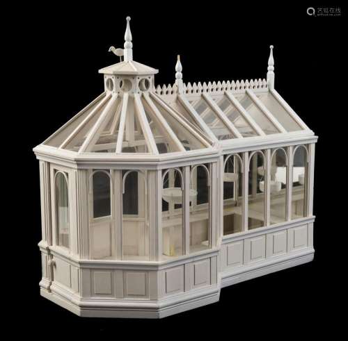 MAGNUM OPUS miniature conservatory by Paul Garratt, circa 20...