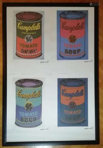 Andy Warhol (1928 - 1987)  d'après ,<br />
Campbell's Tomato...