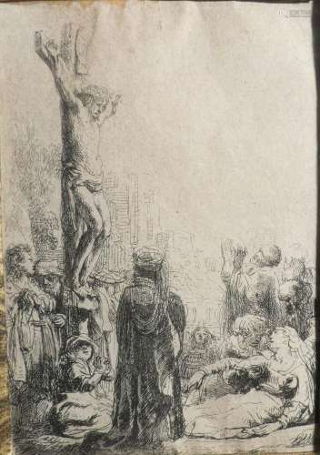 REMBRANDT VAN RIJN (1606-1669)<br />
La Crucifixion, petite ...