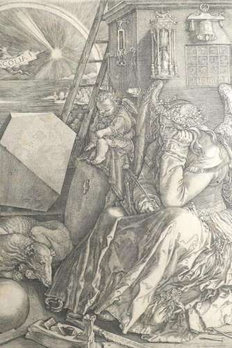 Albrecht  DURER (1471-1528) d'après<br />
La Mélancolie.<br ...