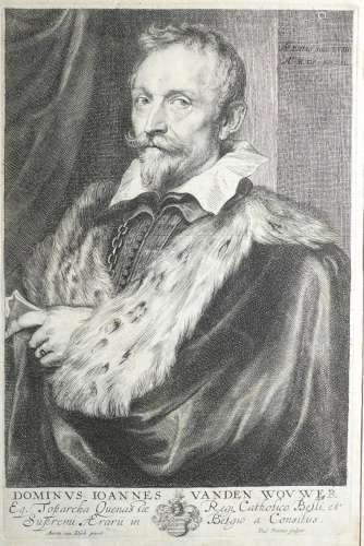 Antoine VAN DYCK (1599-1641) d'après<br />
Dominique Jan Van...