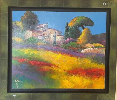 Keiflin paysage de Provence HST signée 54 x 65 cm.