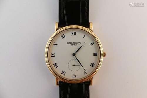 PATEK PHILIPPE CALATRAVA<br />
Montre en or rose Référence 3...