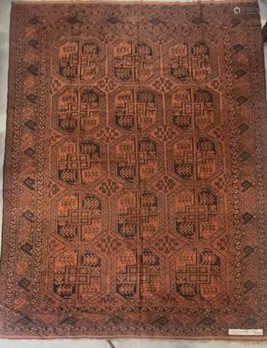 Tapis Kasak en laine. 343 x 250 cm.