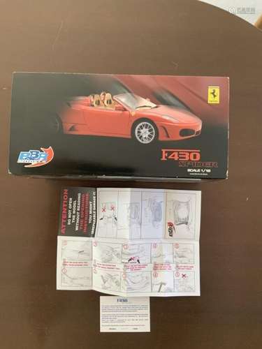 BBR. 1/18ème. Ferrari. F430 SPIDER SOFT TOP 2005. Série limi...