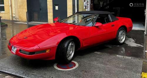 CORVETTE C4 2D Convertible 5.7L V8 16V de 1995.<br />
Boite ...