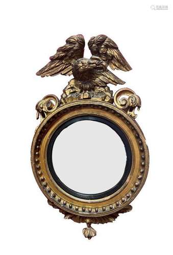 Grand miroir sorcière de style fédéral américain ( witch mir...