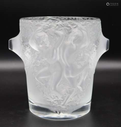 Lalique France GANYMEDE Champagne Ice Bucket.