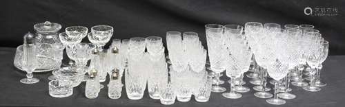 Large Waterford Crystal Stemware Grouping