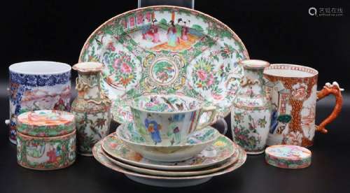 Large Grouping of Chinese Export Porcelain.