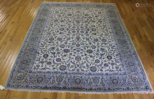 Vintage And Finely Hand Woven Carpet.