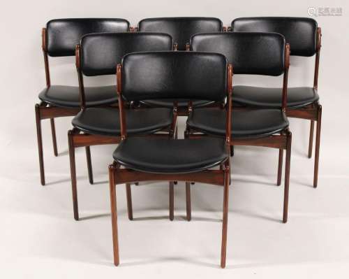 Domus Danica Danish Rosewood 6 Chairs.