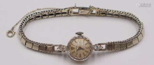 Vintage Lady's Rolex 14kt White Gold and Diamond