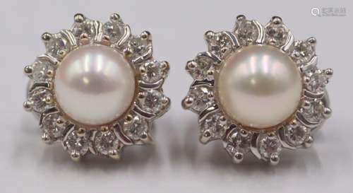 JEWELRY. Ex-Sotheby's 18kt Gold, Pearl and Diamond