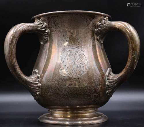 STERLING. Substantial Sterling Loving Cup.