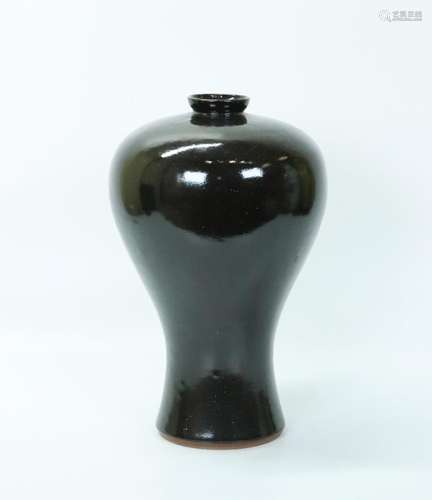 Chinese Brown Glazed Meiping Vase