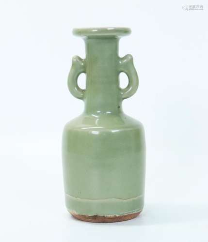 Chinese Longquan Celadon Porcelain Mallet Vase