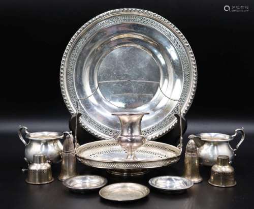 STERLING. Assorted Grouping of Sterling Hollowware